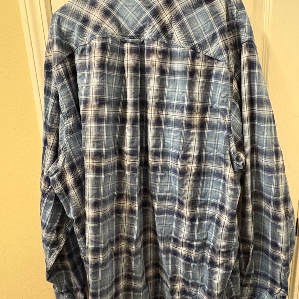 Lands' End Blake Shelton Men's Flannel Long Sleeve XXL - Picture 2 of 3
